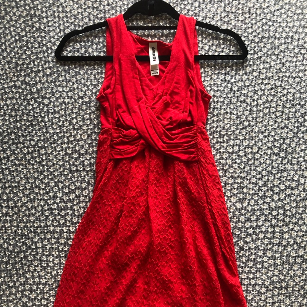 Amadi red sundress - Petite XXS
